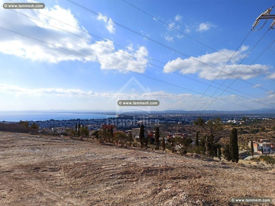 Terrain de 500 m² ayant une vue de mer à vendre 