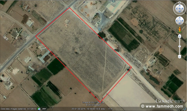 Terrain de 9500 m²
