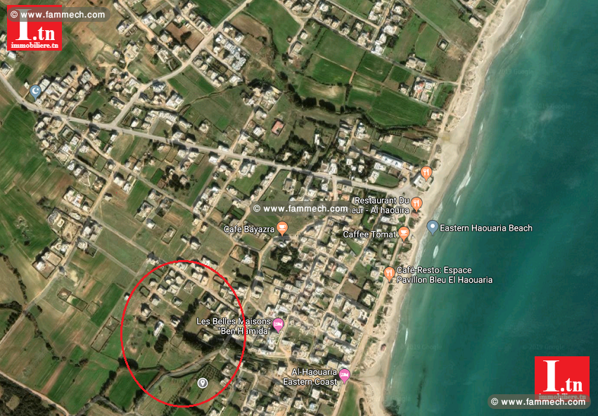 Terrain d’habitation el haouaria plage 3m396
