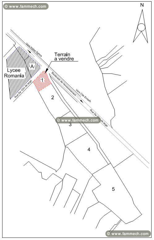 Terrain entre cite riadh 5 et kalaa Essghira