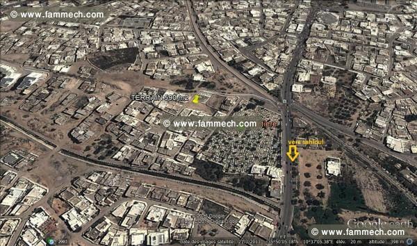 terrain jawhra sousse 593m2 