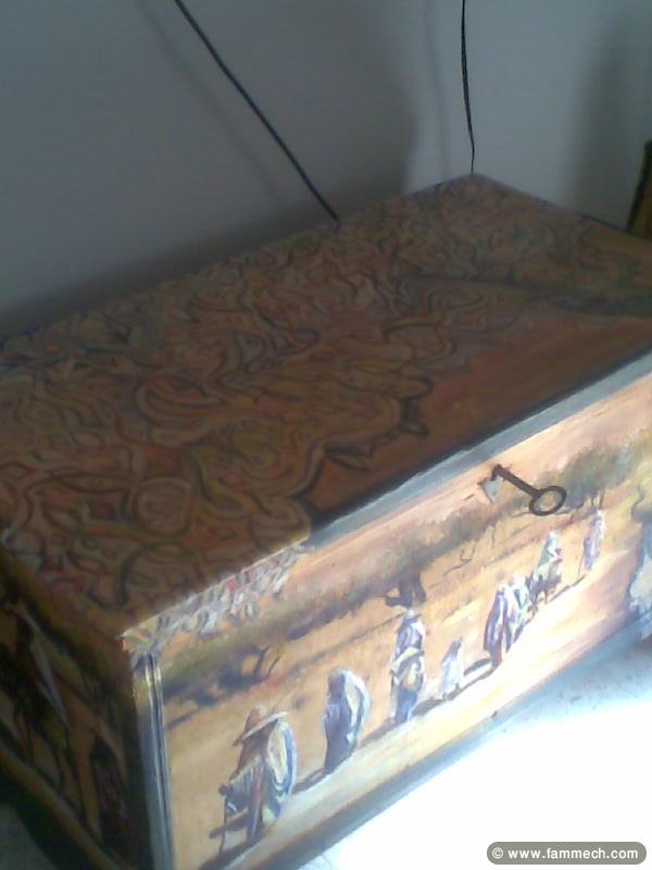 tres beau coffre antique 