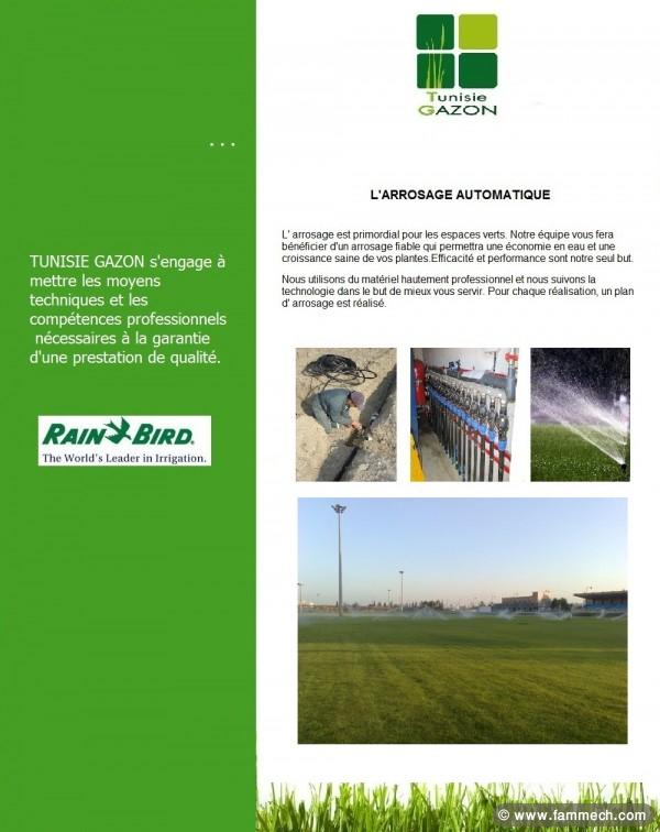 Tunisie gazon sarl producteur de gazon naturel 