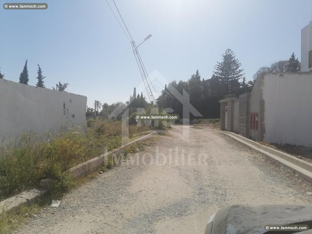 Un terrain de 295 m² à vendre à corniche Hammamet
