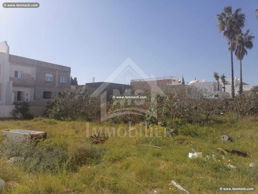 Un terrain de 295 m² à vendre à corniche Hammamet