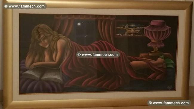Un très beau tableau classique fait main  