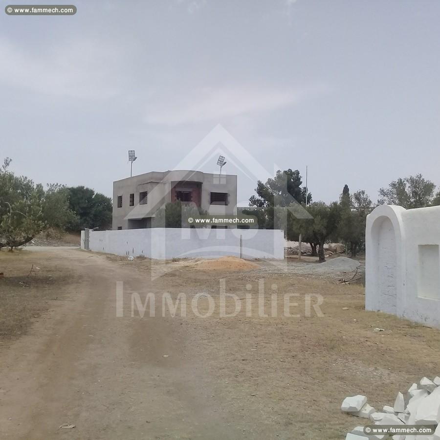 UNE MAISON inachevé à VENDRE à HAMMAMET SUD 