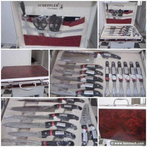 Valise couteaux Inox allemande