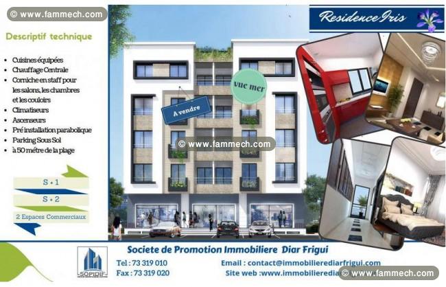 Vente appartement 75.40m² de 2 pièces