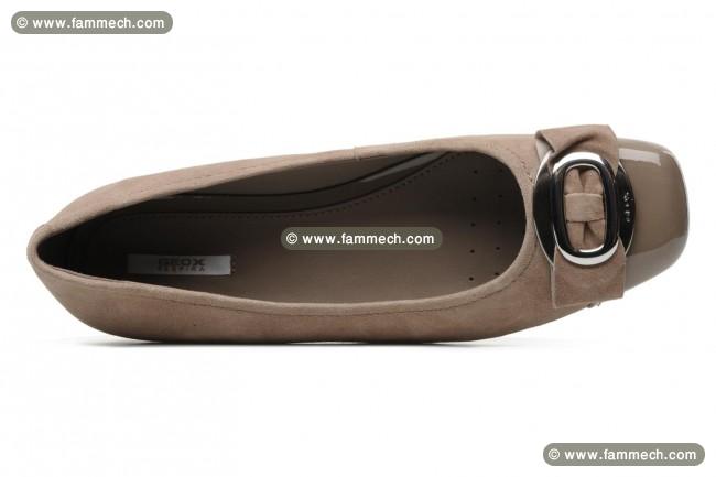 Vente ballerines Geox D Stefany G Marron
