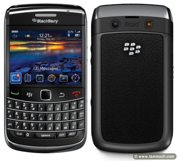 vente BlackBerry Bold 9700