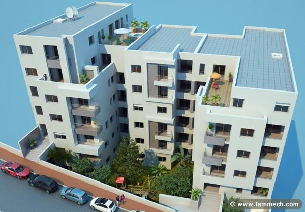 vente des appartements haut standing à jinène ennasr