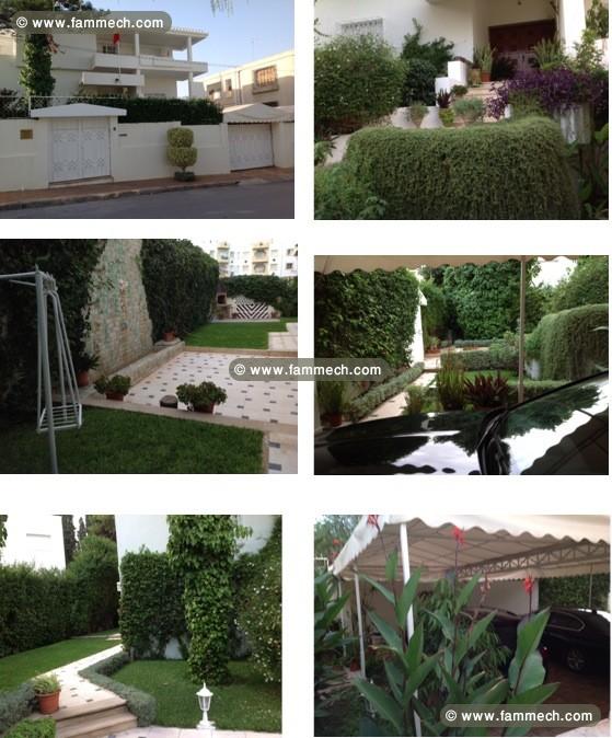 VENTE VILLA REPRESENTATION DIPLOMATIQUE MANAR 2