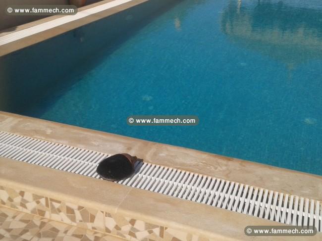 villa avec piscine à 200 m de la route de la zone