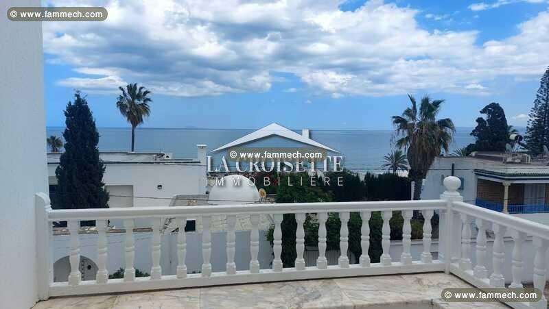 Villa de maître S+7 vue sur mer MVL1466