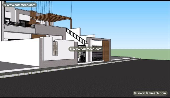 villa en cours de construction près de la me