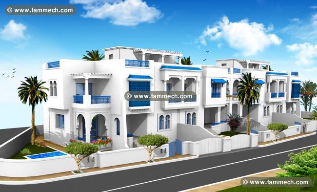 Villa haut standing zone touristique Monastir 