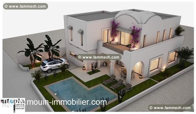 Villa Helene AV1611 Hammamet zone craxi