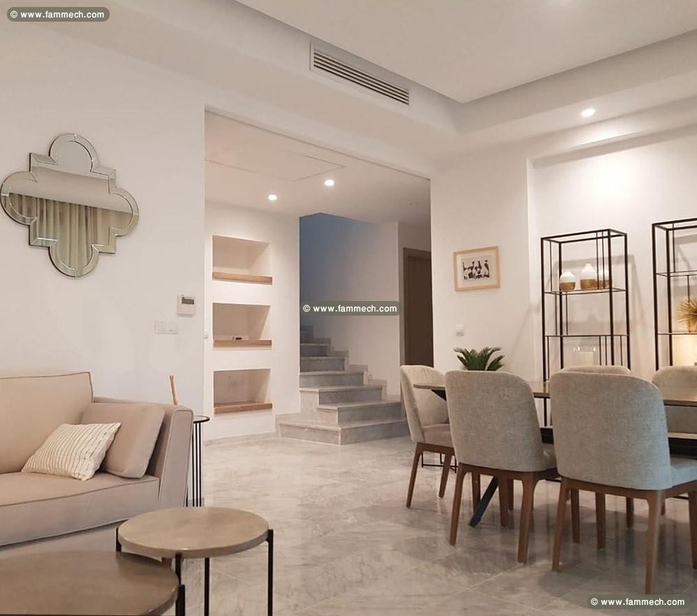 Villa Jumelée Chic et Moderne THS à La Soukra 
