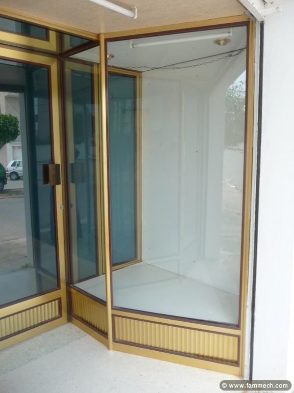 vitrine commerciale 