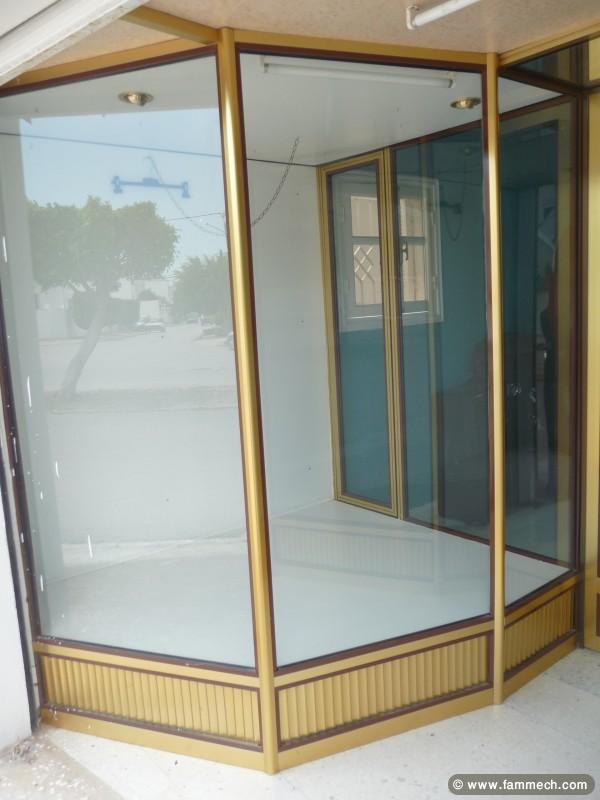vitrine commerciale 