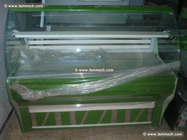 Vitrine froide bombé 2 m