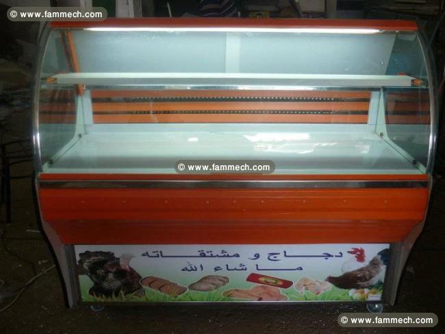 Vitrine froide bombé 2 m
