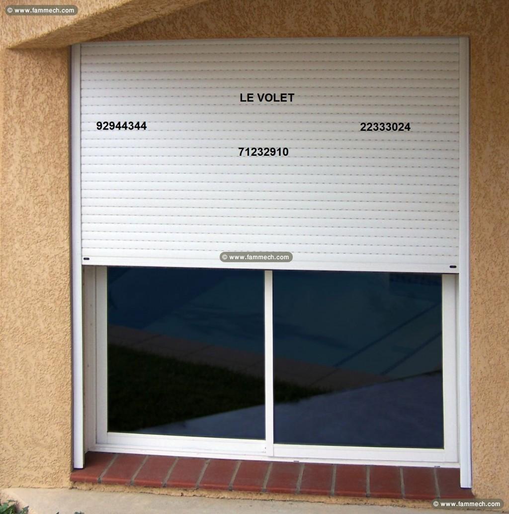 VOLETS ROULANTS EN ALUMINIUM OU EN PVC