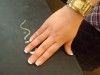 Pose faux ongles avec french permanente