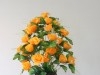 arbuste et bouquet de fleur artificielle 
