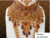 Vente parure indienne pour mariée sur commande