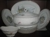 service a table motif poisson+friteuse gratuite