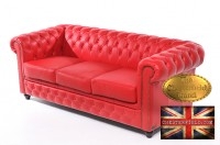 Canapé Original Rouge Chesterfield