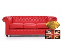 Canapé Original Rouge Chesterfield