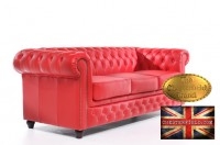 Canapé Original Rouge Chesterfield