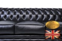 Original Canapé Chesterfield Brighton Noir