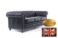 Original Canapé Chesterfield Brighton Noir