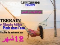 des terrains à Dar Allouch près de la mer
