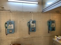 5 appareils téléphoniques de taxiphone  T.T.E 