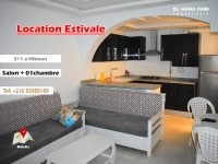 à louer appartement s+1 rz halawi pour la location