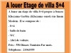 A louer Etage de villa S+4 à Sousse Khezama Garbia