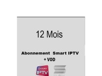 ABONNEMENT IPTV 12 MOIS POUR SMART TV