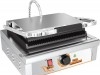 Appareil à panini électrique simple rainurée/lisse