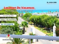 appartement s+2 rz elborj vue sur mer 