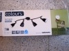 Arc 4 Spots orientables noirs en métal 