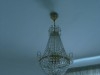 beau meuble antiquité + lustres cristals