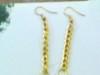 Boucles d'oreilles plumes couleurs différentes 