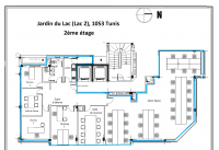 Bureau meublé prêt à être utilisé (lac 2)