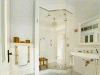 Cabine de douche en verre sécurit et avec motif