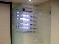 Cabine de douche en verre securit personnalisée
